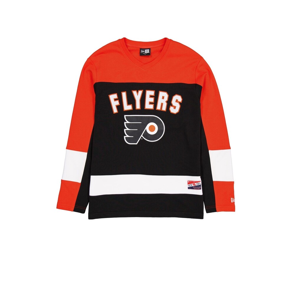 New Era Philadelphia Flyers Throwback Long Sleeve T-Shirt - Size XXL